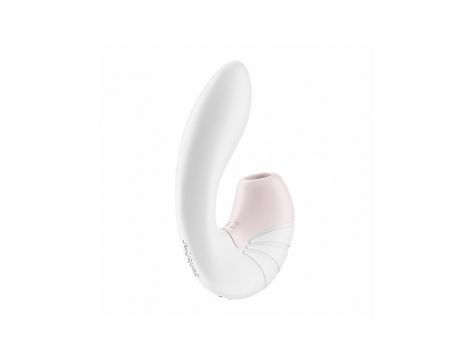 Wibrator Satisfyer Supernova regulowany biały silikonowy USB 17 cm - 5