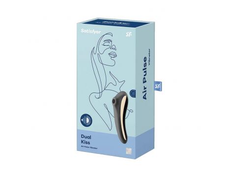 Stymulator punktu G Air Pulse Satisfyer Dual Kiss czarny - 3