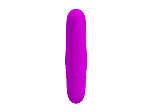 Mini wibrator punktu G Pretty Love Dana silikonowy fioletowy 10 trybów - 2