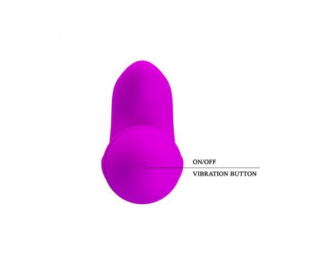 Mini wibrator punktu G Pretty Love Dana silikonowy fioletowy 10 trybów - 5