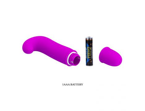 Mini wibrator punktu G Pretty Love Dana silikonowy fioletowy 10 trybów - 6