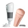Masturbator Pretty Love Hedy z wibracyjną przyssawką cielisty - 2
