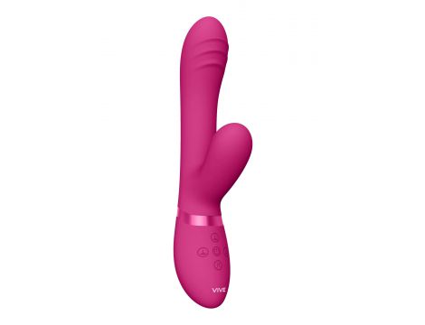 Wibrator króliczek Vive Tani różowy silikonowy USB