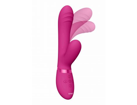 Wibrator króliczek Vive Tani różowy silikonowy USB - 2