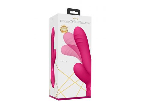 Wibrator króliczek Vive Tani różowy silikonowy USB - 3