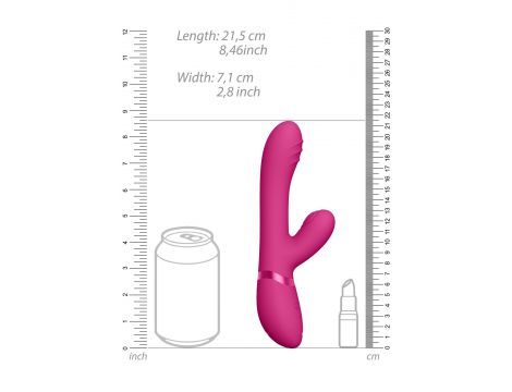 Wibrator króliczek Vive Tani różowy silikonowy USB - 5