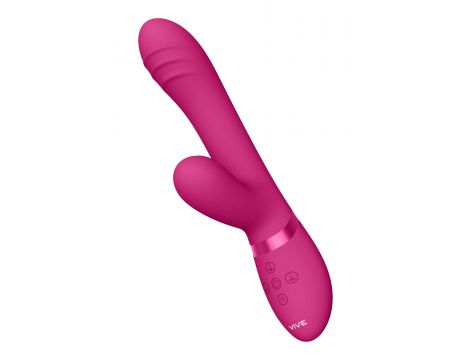 Wibrator króliczek Vive Tani różowy silikonowy USB - 8