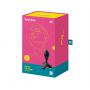 Wibrator analny Satisfyer Game Changer silikonowy czarny USB 12 cm - 2