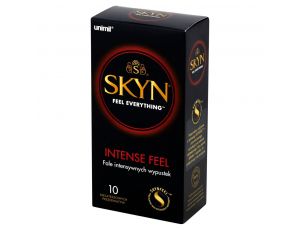 Prezerwatywy SKYN Intense Feel stymulujące nawilżane nielateksowe 10 szt
