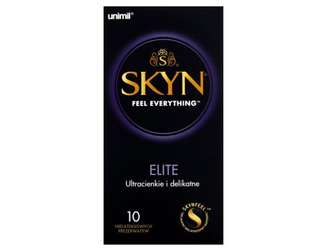 Prezerwatywy ultracienkie Skyn Elite nielateksowe 10 sztuk - 2