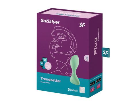 Wibrator analny Satisfyer Trendsetter Connect App jasnozielony - 3