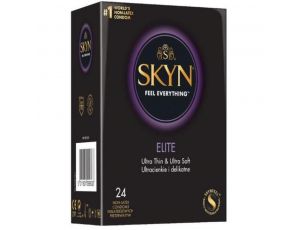 Prezerwatywy ultracienkie SKYN Elite bez lateksu 24 szt