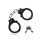 Kajdanki metalowe ToyJoy czarne 6 cm nikiel free