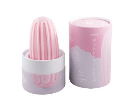 Masturbator Marshmallow Syrupy różowy TPE 13,7 cm - 2