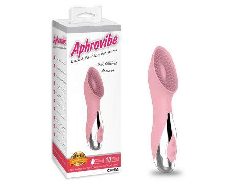 Stymulator łechtaczki Aphrovibe silikonowy wodoodporny 10 wibracji ładowany