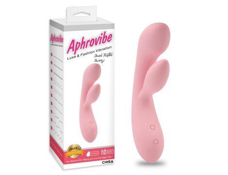 Wibrator króliczek Aphrovibe Dual Fulfill Bunny USB 20,5 cm