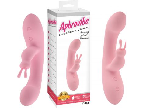 Wibrator króliczek Aphrovibe silikonowy USB 19,5 cm - 3