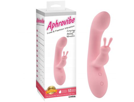 Wibrator króliczek Aphrovibe silikonowy USB 19,5 cm - 6