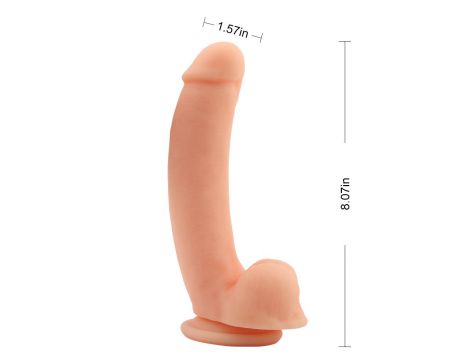 Dildo realistyczne Nakedlegend Boss Flesh wygięte z przyssawką - 7