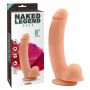 Dildo realistyczne Nakedlegend Boss Flesh wygięte z przyssawką - 2