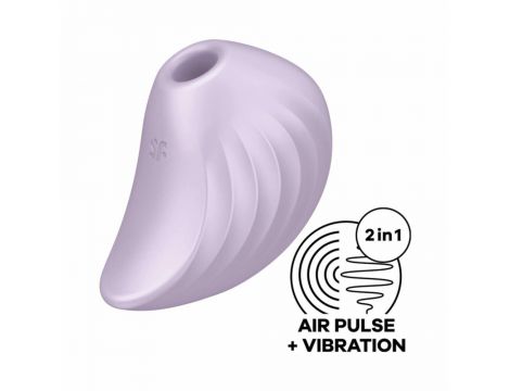 Stymulator łechtaczki Satisfyer Pearl Diver niebieski 9 cm USB - 7