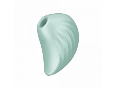 Stymulator łechtaczki Satisfyer Pearl Diver niebieski silikonowy 9 cm USB - 3