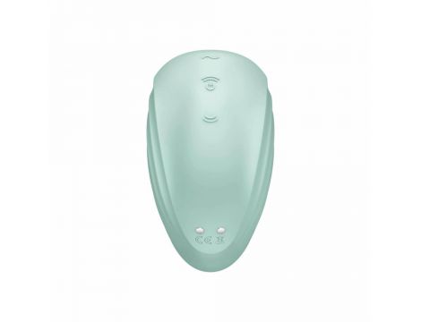 Stymulator łechtaczki Satisfyer Pearl Diver niebieski silikonowy 9 cm USB - 5
