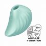 Stymulator łechtaczki Satisfyer Pearl Diver niebieski silikonowy 9 cm USB - 3