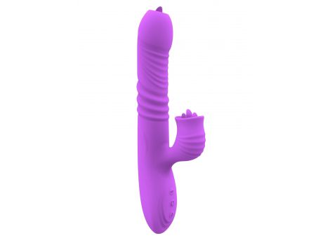 Wibrator Lyla silikonowy fioletowy USB 21 cm