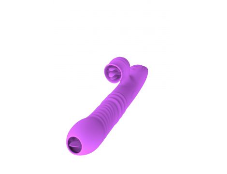 Wibrator Lyla silikonowy fioletowy USB 21 cm - 5