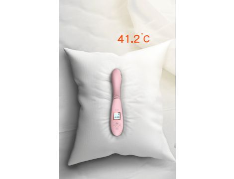 Wibrator silikonowy Lyla podgrzewany z językami różowy USB - 4