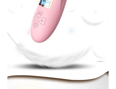 Wibrator silikonowy Lyla podgrzewany z językami różowy USB - 13