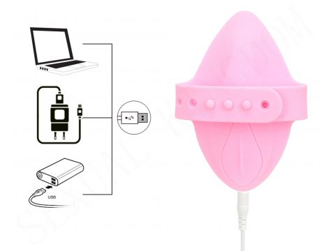 Stymulator łechtaczki Lyla różowy silikonowy z pilotem - 8