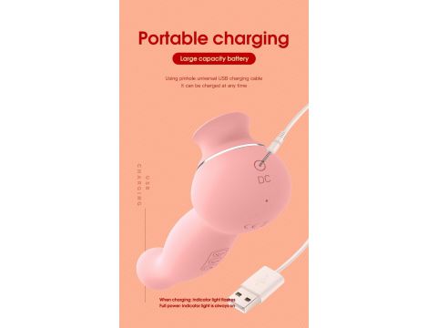 Stymulator łechtaczki Lyla silikonowy z ssaniem USB - 23