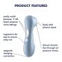 Stymulator łechtaczki fal powietrza Satisfyer Pro 2 niebieski - 3