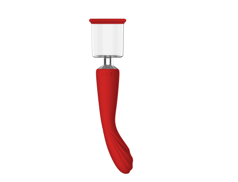Pompka ssąca Dream Toys Red Revolution Georgia z wibratorem - 17