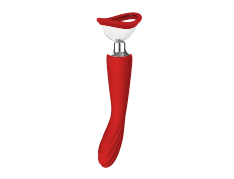 Pompka ssąca Dream Toys Red Revolution Georgia z wibratorem - 24