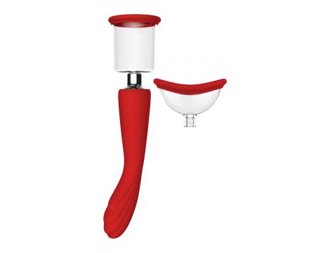 Pompka ssąca Dream Toys Red Revolution Georgia z wibratorem - 3
