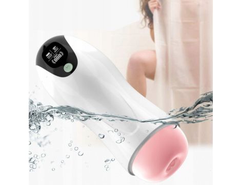 Masturbator wibrujący B Series Fox 8 trybów interaktywny USB - 3