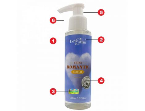 Olejek do masażu z feromonami LoveStim FERO ROMANTIC GOLD kokosowy 100 ml - 3