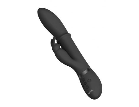Wibrator króliczek VIVE Halo silikonowy czarny 14 cm USB - 5