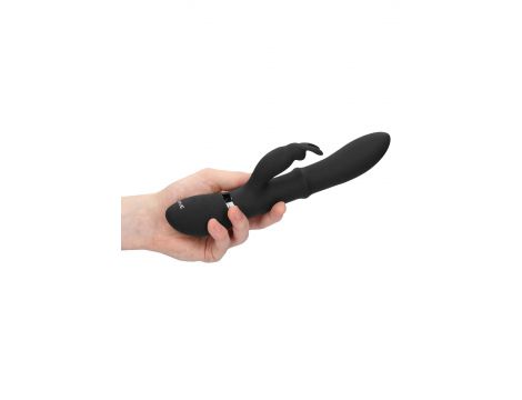 Wibrator króliczek VIVE Halo silikonowy czarny 14 cm USB - 7