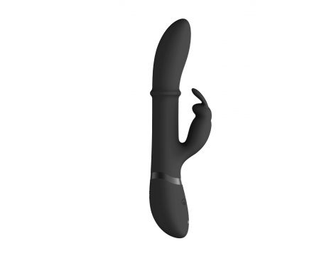 Wibrator króliczek VIVE Halo silikonowy czarny 14 cm USB - 9