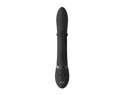 Wibrator króliczek VIVE Halo silikonowy czarny 14 cm USB - 10