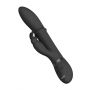 Wibrator króliczek VIVE Halo silikonowy czarny 14 cm USB - 6