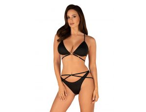 Komplet bielizny Cobra Nive Obsessive czarny L/XL