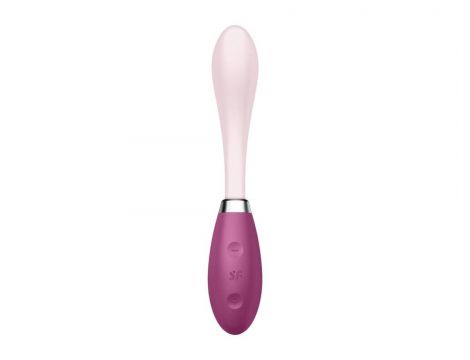 Wibrator punktu G Satisfyer Flex 3 czerwony silikonowy USB 19 5 cm