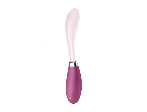 Wibrator punktu G Satisfyer Flex 3 czerwony silikonowy USB 19 5 cm - 2