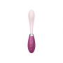 Wibrator punktu G Satisfyer Flex 3 czerwony silikonowy USB 19 5 cm - 2