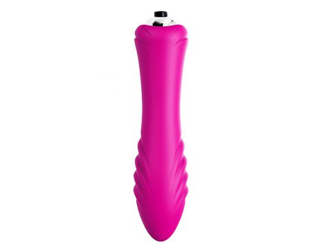Wibrator bullet silikonowy 9 trybów różowy wodoodporny - 3